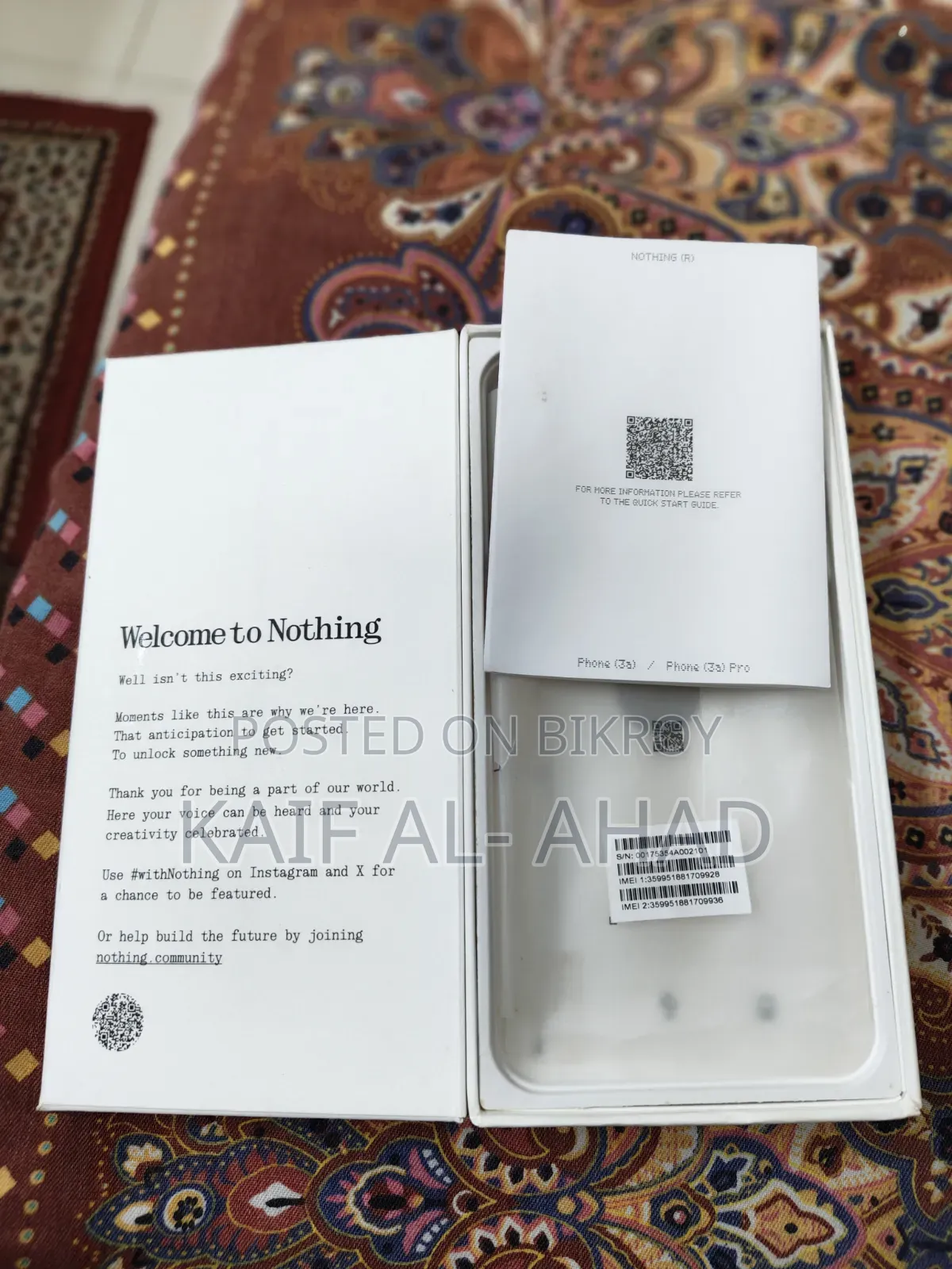 Nothing Phone 3a Pro 256 GB Black