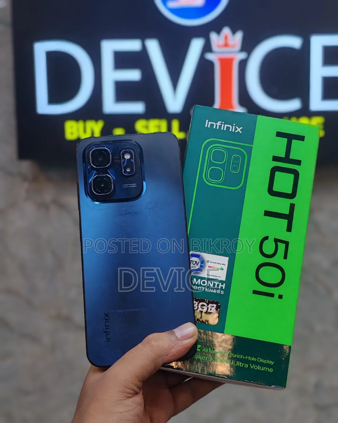 Infinix Hot 50i 128 GB Black