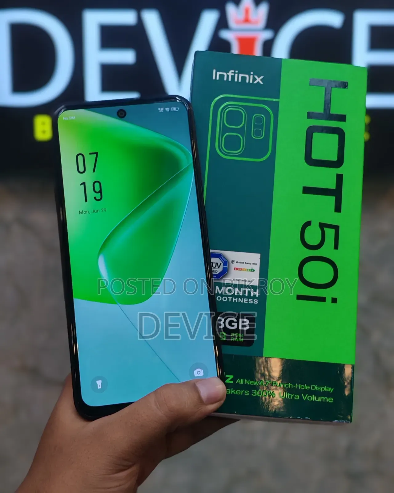 Infinix Hot 50i 128 GB Black