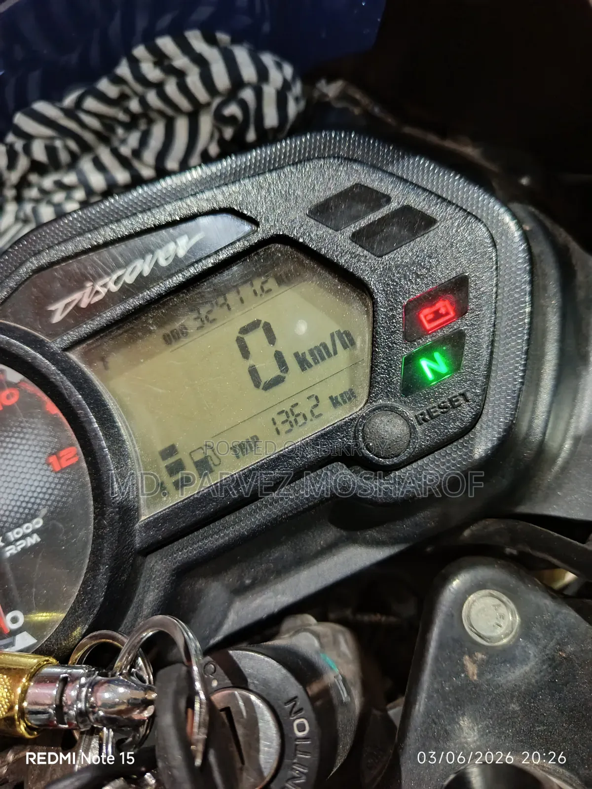 Bajaj Discover 125 2019 Red