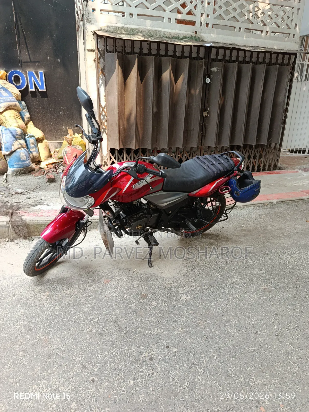 Bajaj Discover 125 2019 Red