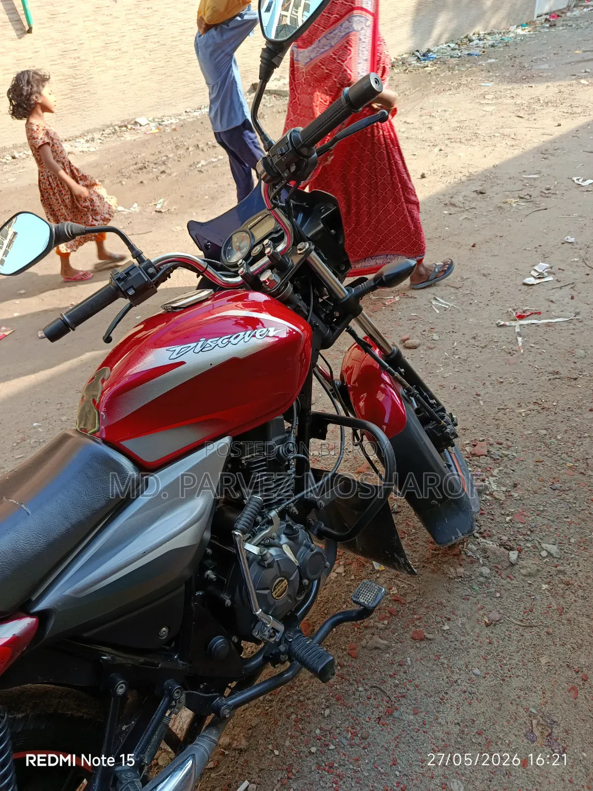 Bajaj Discover 125 2019 Red
