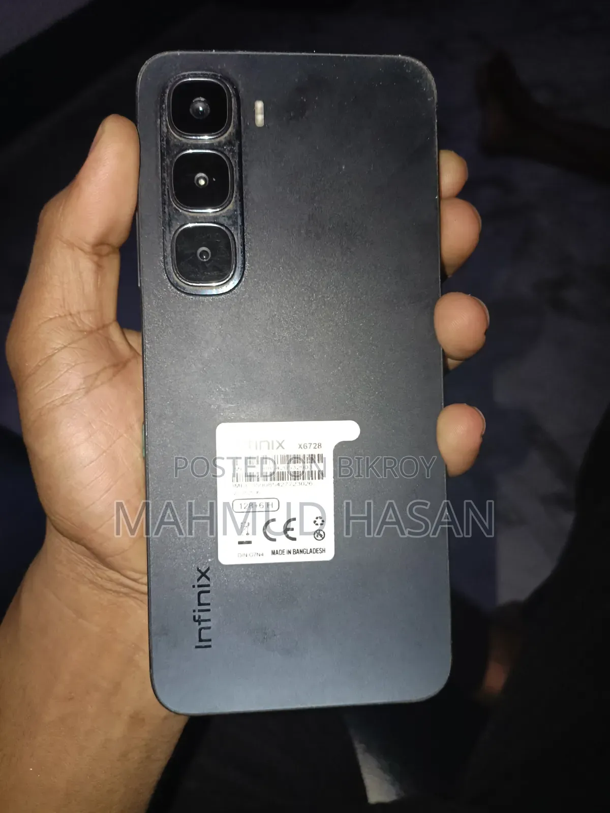 Infinix Hot 60i 128 GB Black