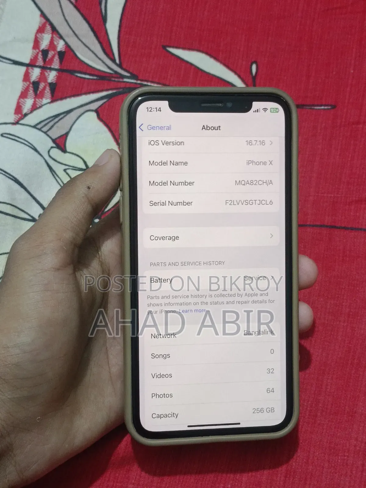 Apple iPhone X 256 GB Black