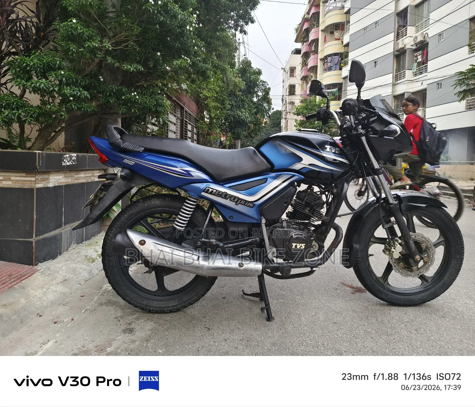 TVS Metro Plus 2020 Blue