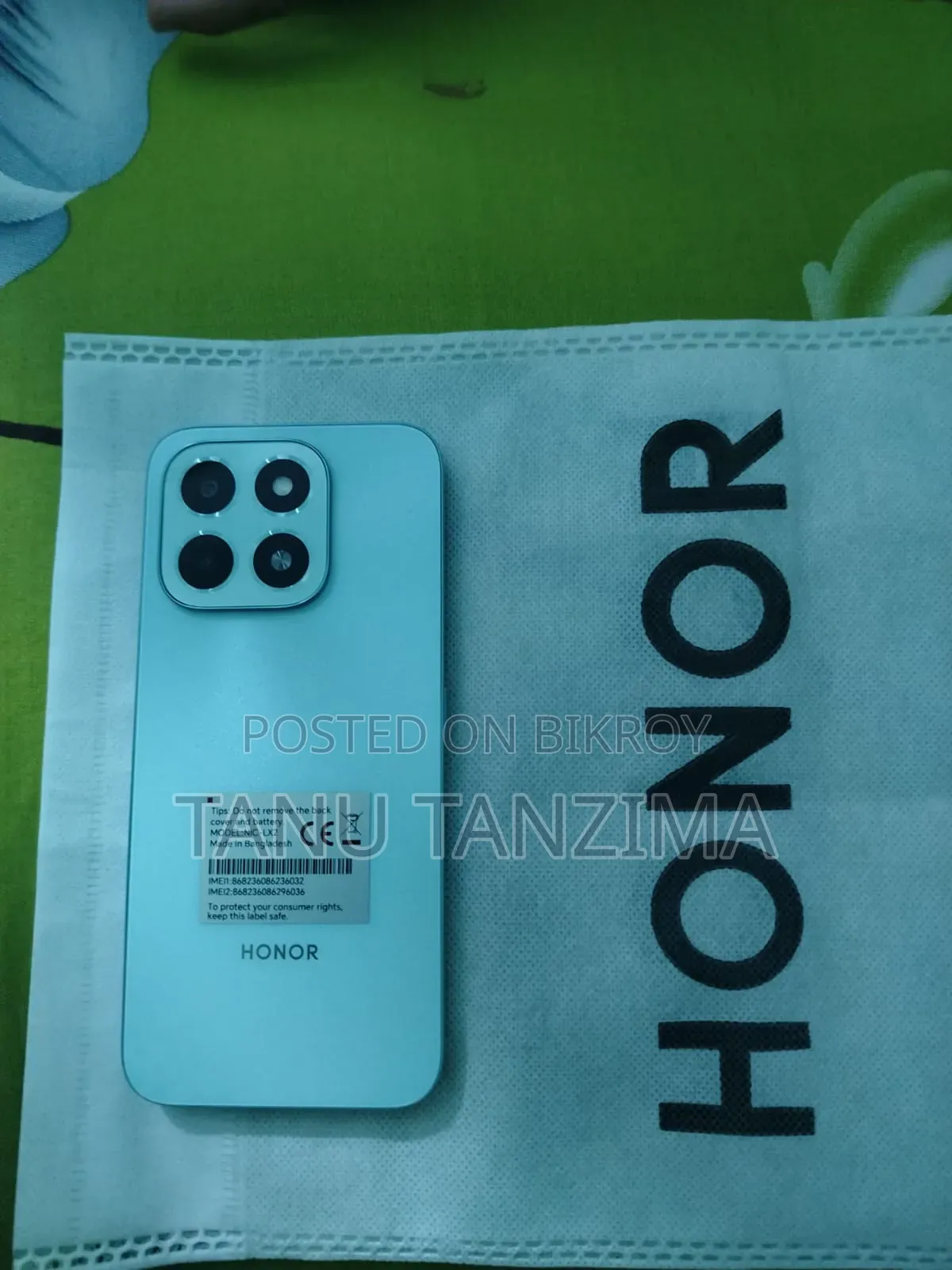 নতুন অনার এক্স৬সি ১২৮ জিবি