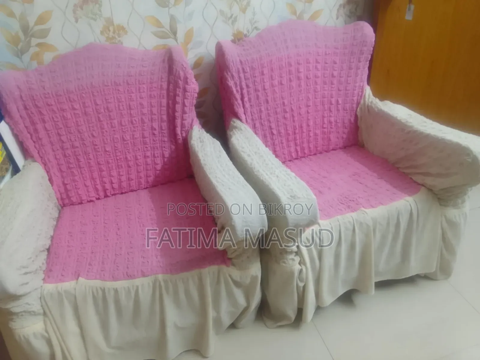 Five-Seater Wooden Sofa with Table for Sale