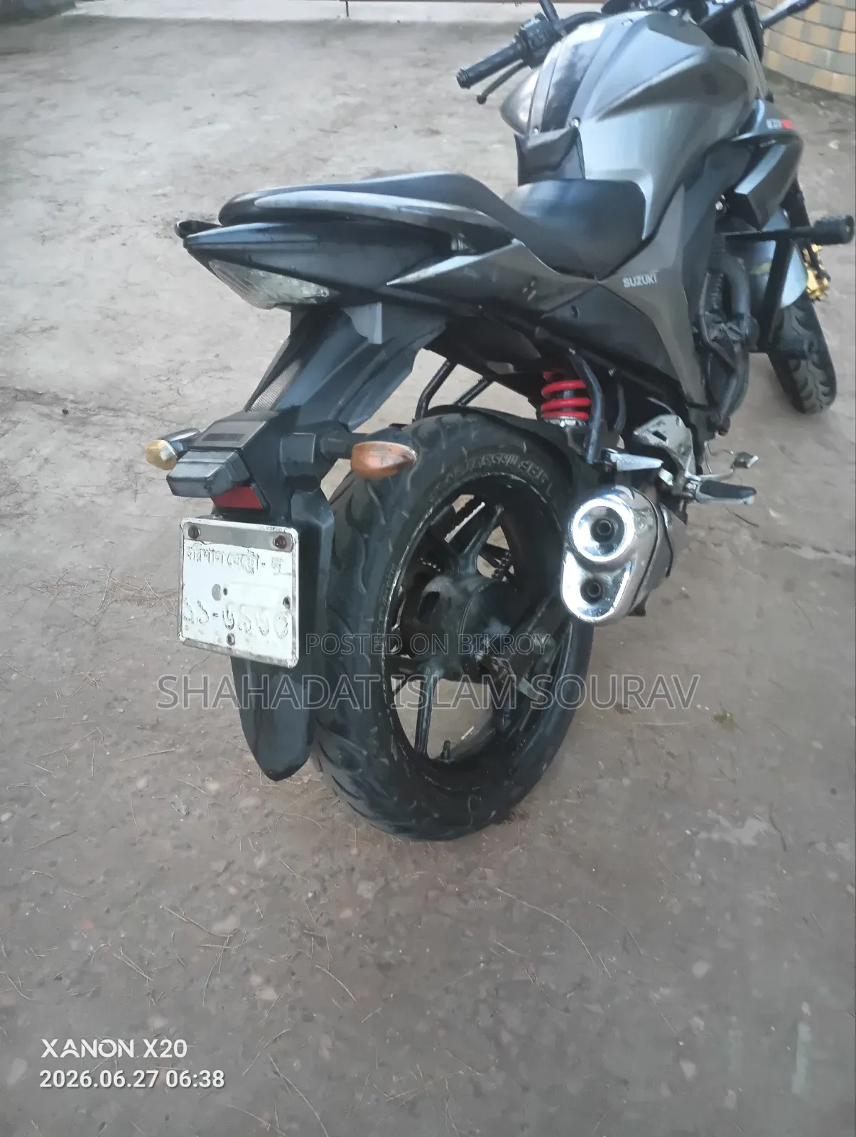 Suzuki Gixxer Monotone 2019 Gray