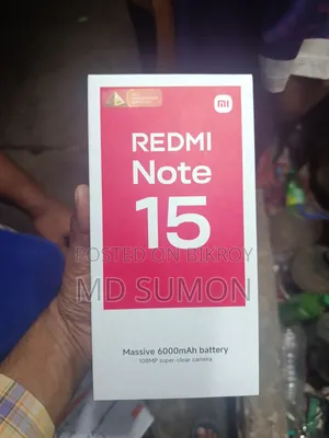 New Xiaomi Redmi Note 15 256 GB Black