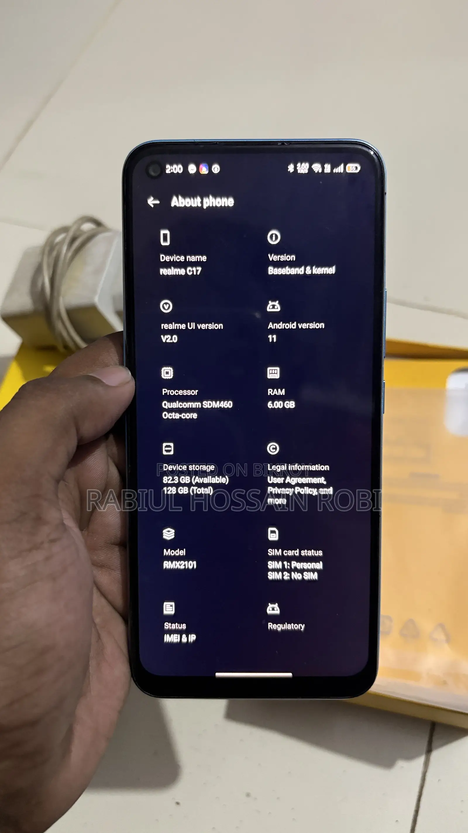Realme C17 128 GB Green