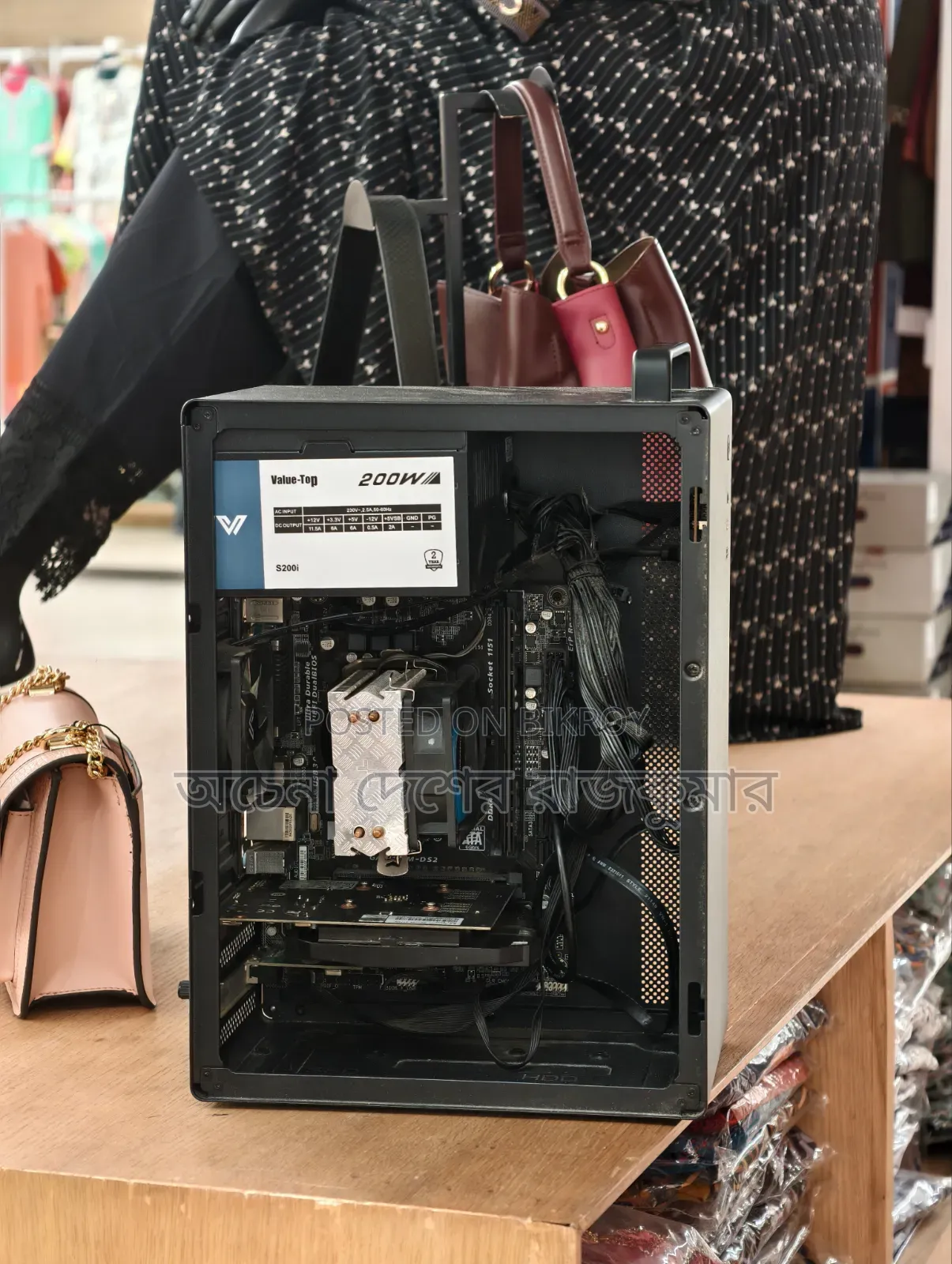 নতুন গিগাবাইট GA-H110MSTX-HD3-ZK ৮জিবি ইন্টেল কোর i5 এসএসডি ১২৮জিবি