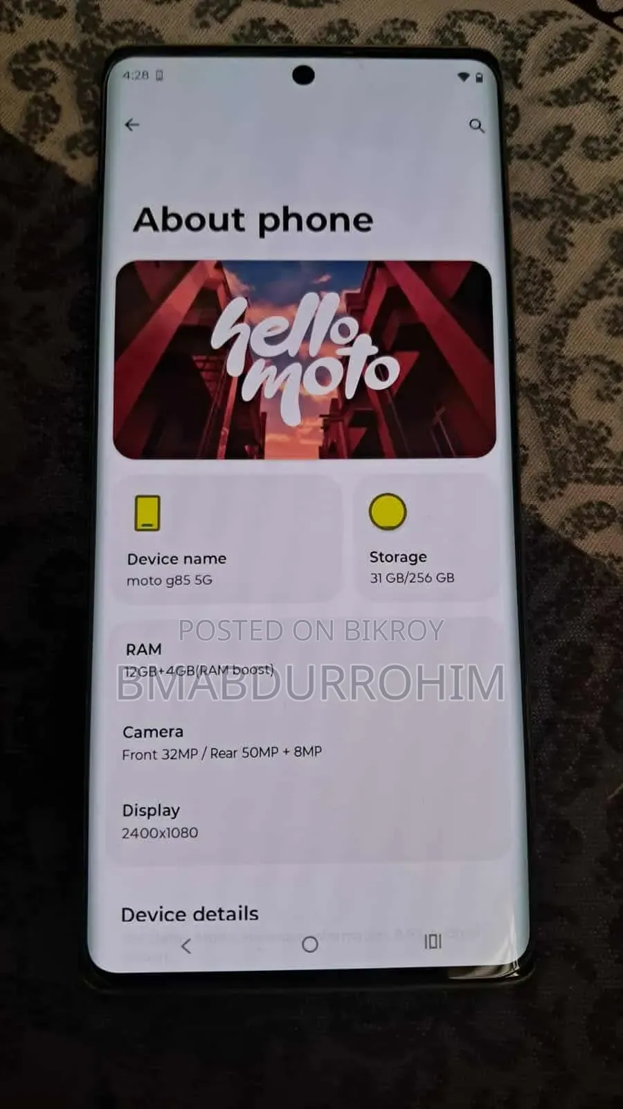 Motorola Moto G85 256 GB