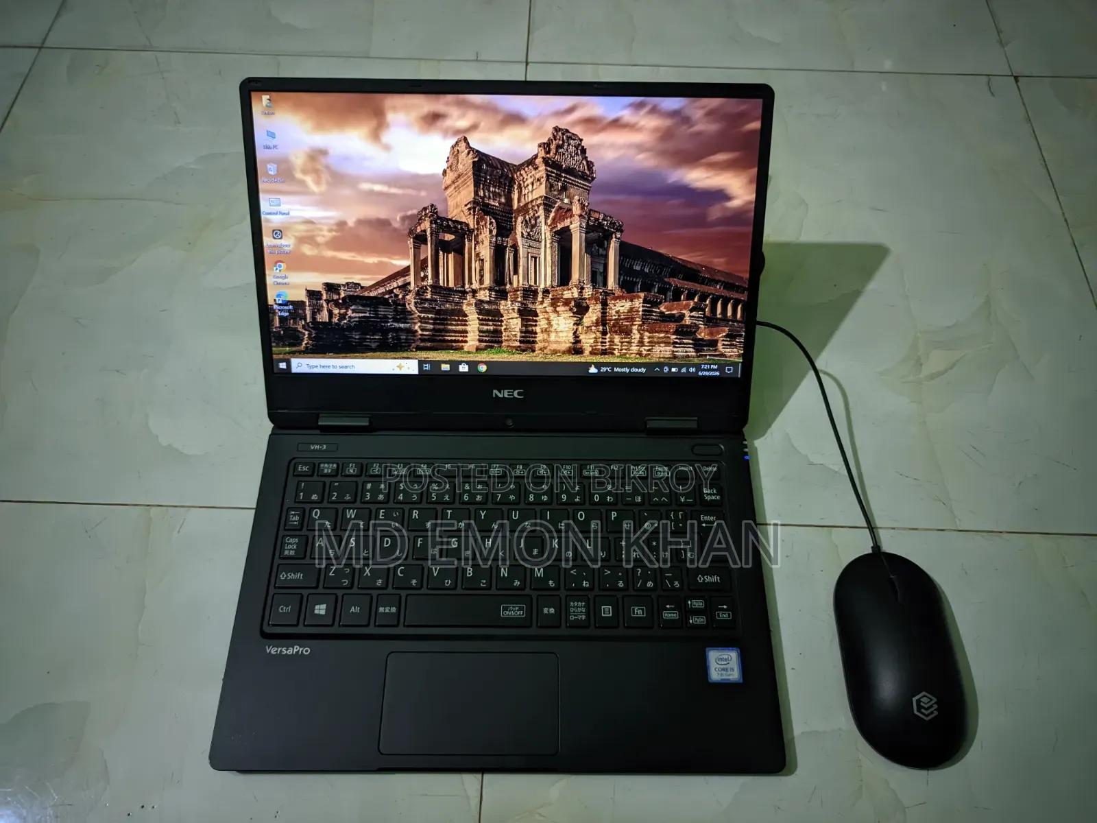 Laptop NEC 8GB Intel Core i5 SSD 128GB