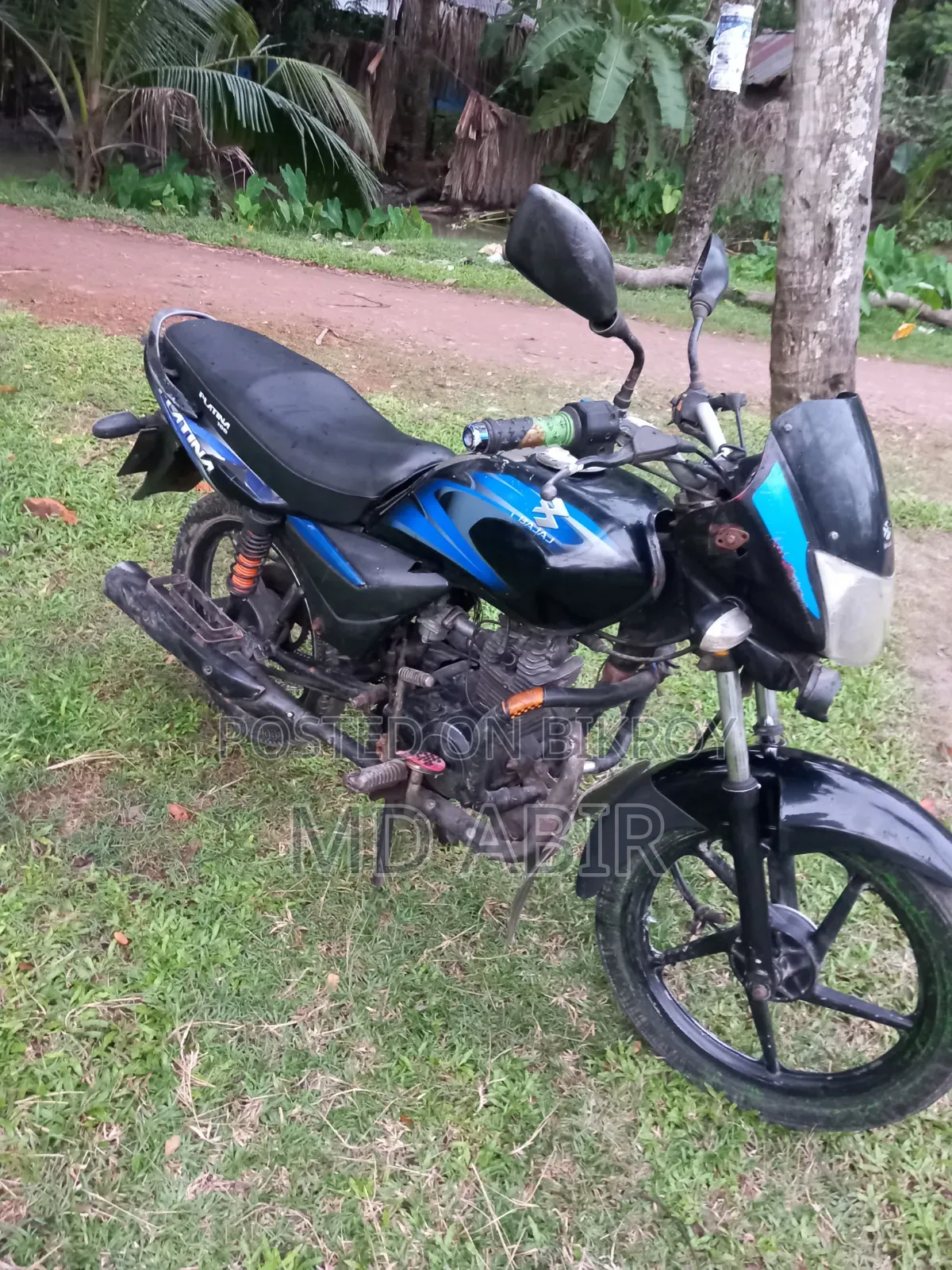 বাজাজ প্লাটিনা ১০০ ২০১৫ ব্লু
