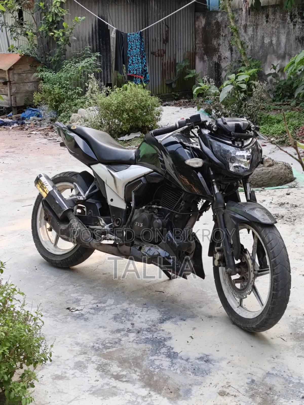 TVS Apache RTR 160 4V 2019 Black