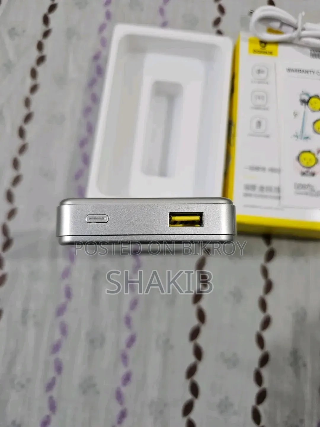 Baseus 10000mAh 22.5W Qi2 Magnetic Wireless Power Bank (Brand New)