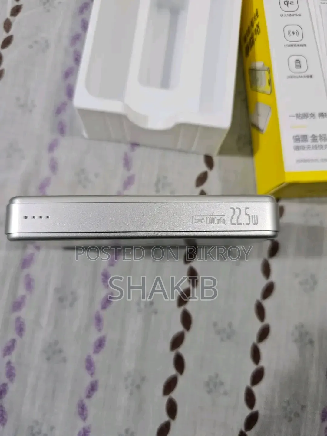 Baseus 10000mAh 22.5W Qi2 Magnetic Wireless Power Bank (Brand New)