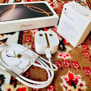 Apple 20w Adapter With iPhone 16 Pro Max Original Cable