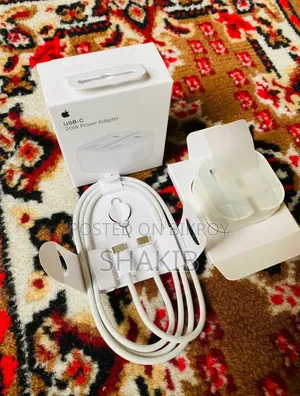 Apple 20w Adapter With iPhone 16 Pro Max Original Cable