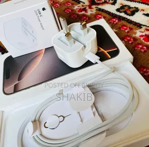 Apple 20w Adapter With iPhone 16 Pro Max Original Cable