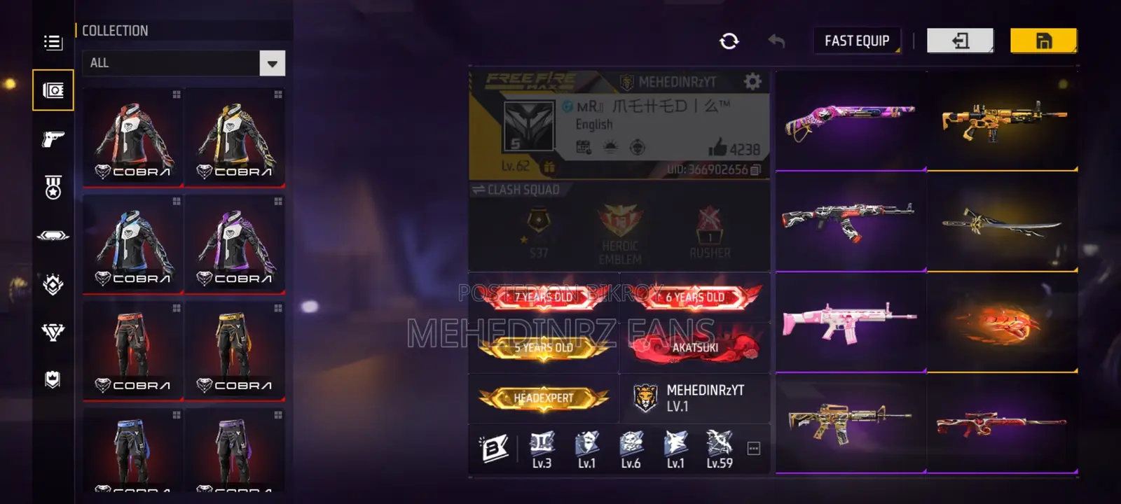 Free Fire Id Sell Dibo Only 2.