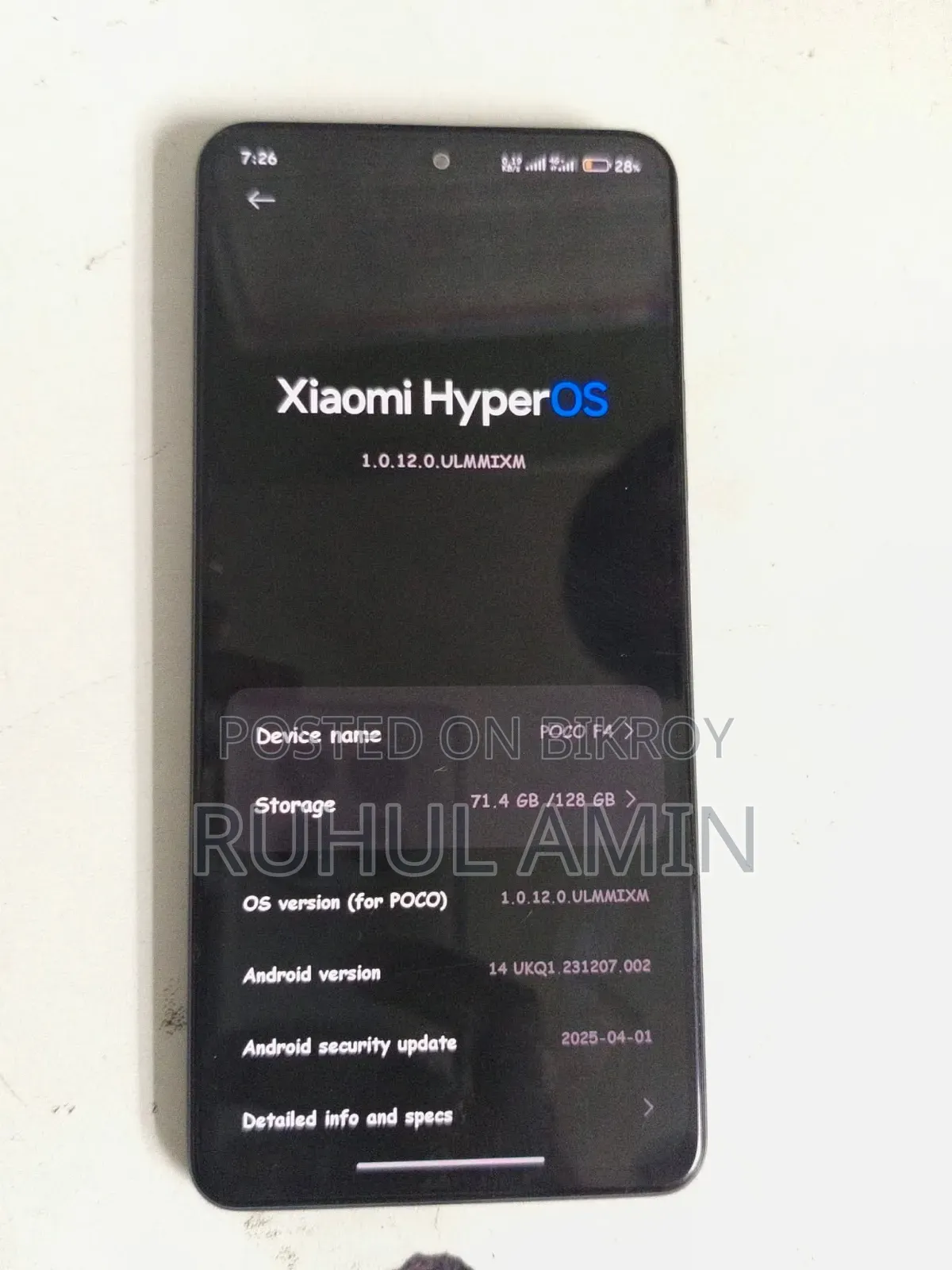 Xiaomi Poco F4 128 GB Black