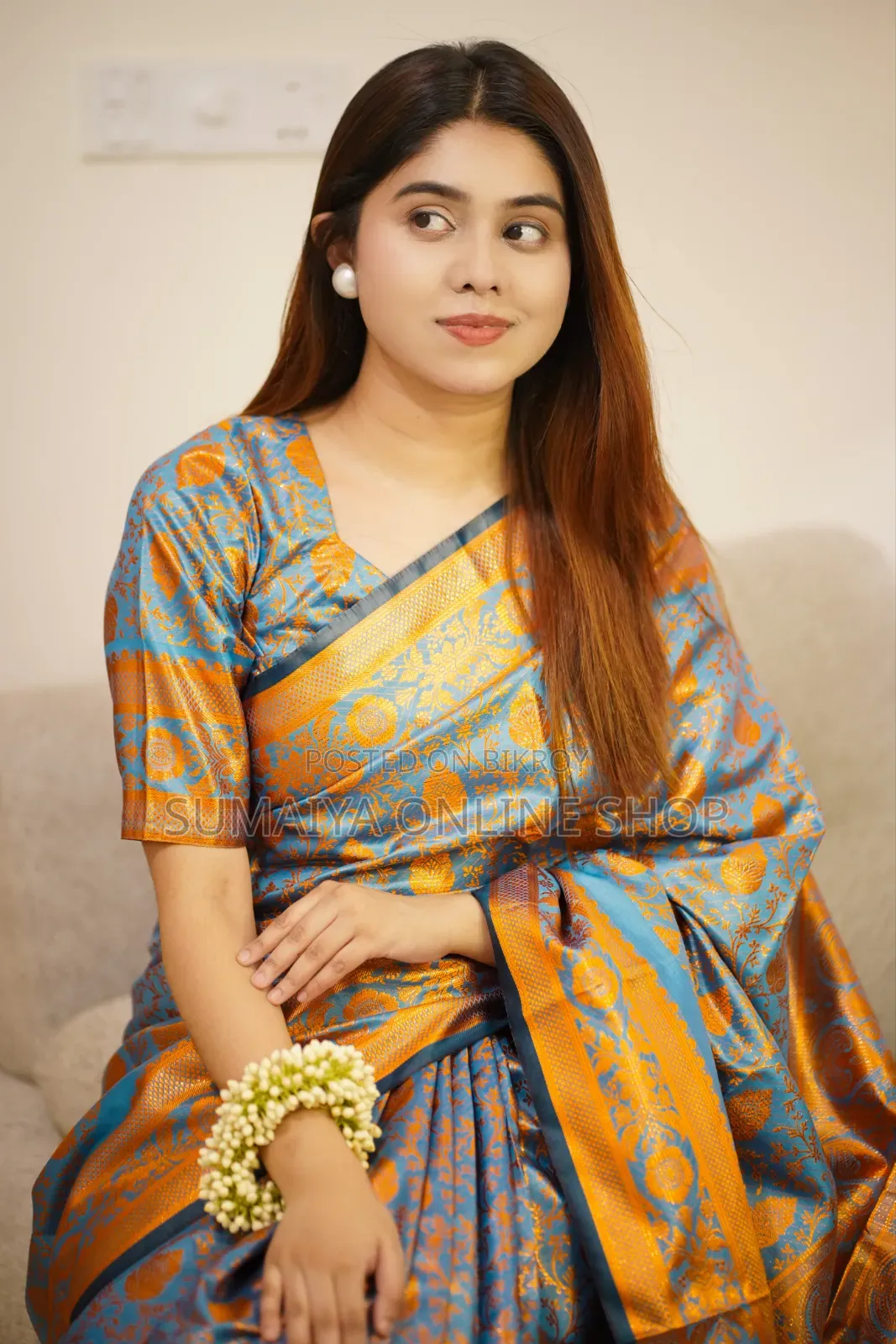 Kanjivaram Katan Sharee With Blause Pcs
প্রিমিয়াম কাঞ্জিভরম শাড়ি