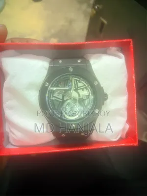 Hublot Style Men's Analog Watch – Black – New