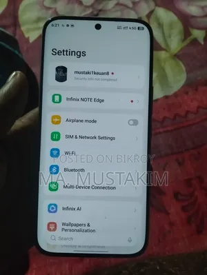 Infinix Note Edge 128 GB Silver