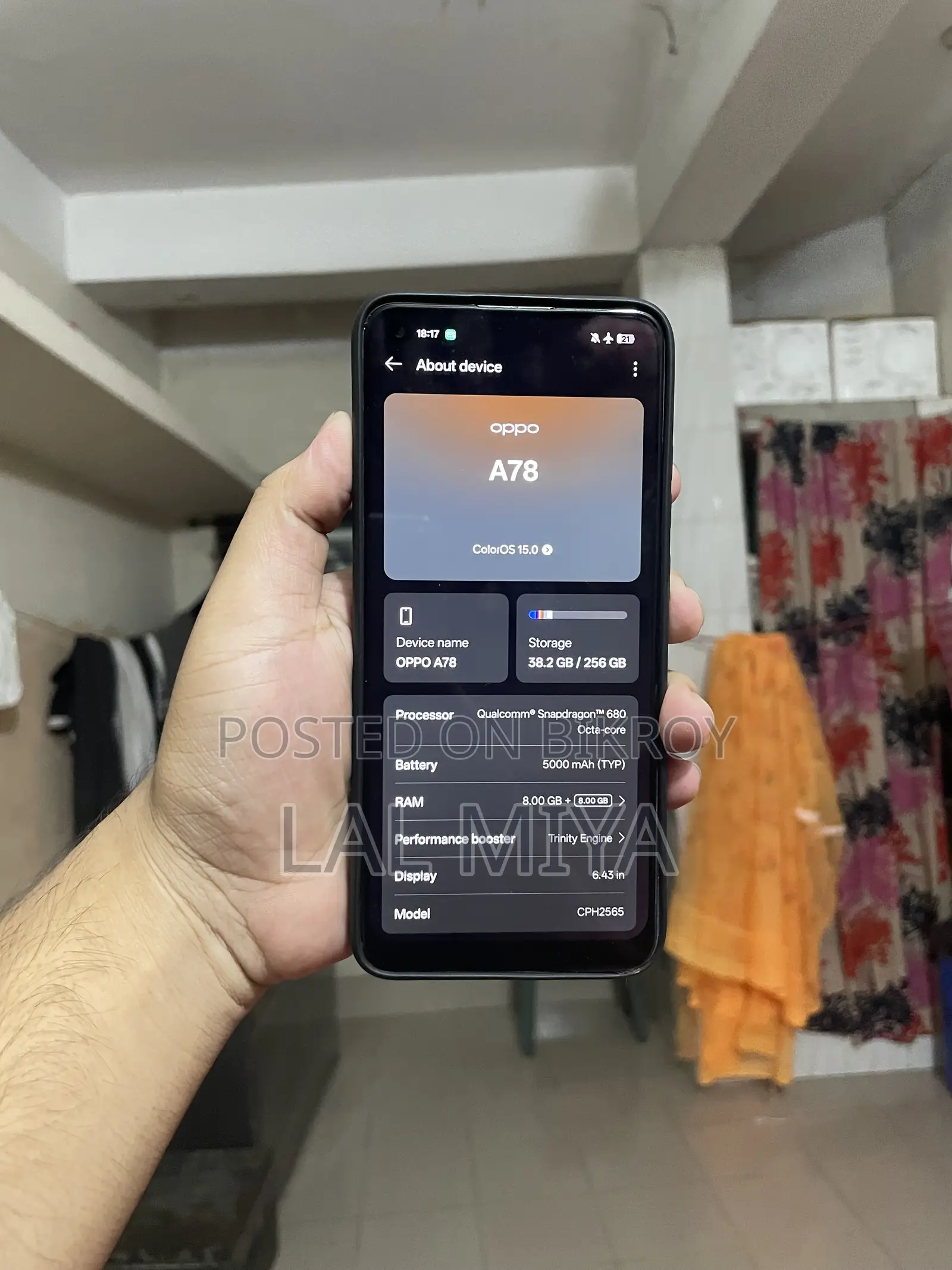 Oppo A78 128 GB White