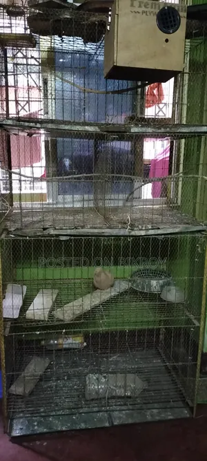 A four-story cage will be sold