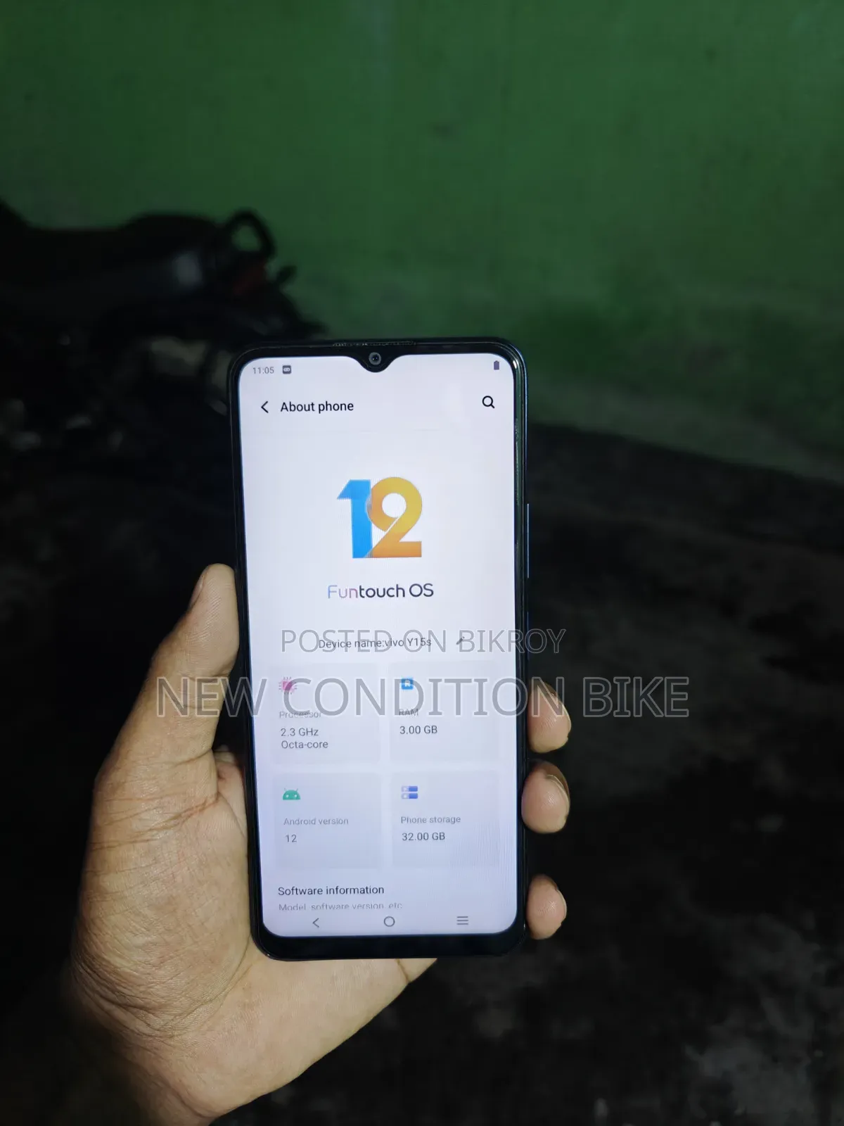 Vivo Y15s 32 GB Blue