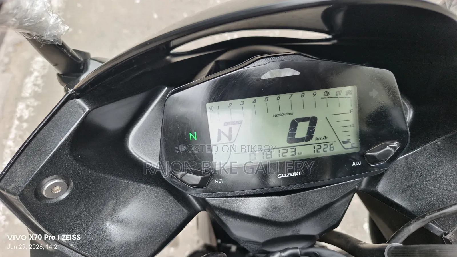 New Suzuki Gixxer SF 2023 Black