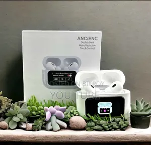 A9 Pro Airpods–Smart Touchscreen Power Case Anc & Enc 35 Hours Backup