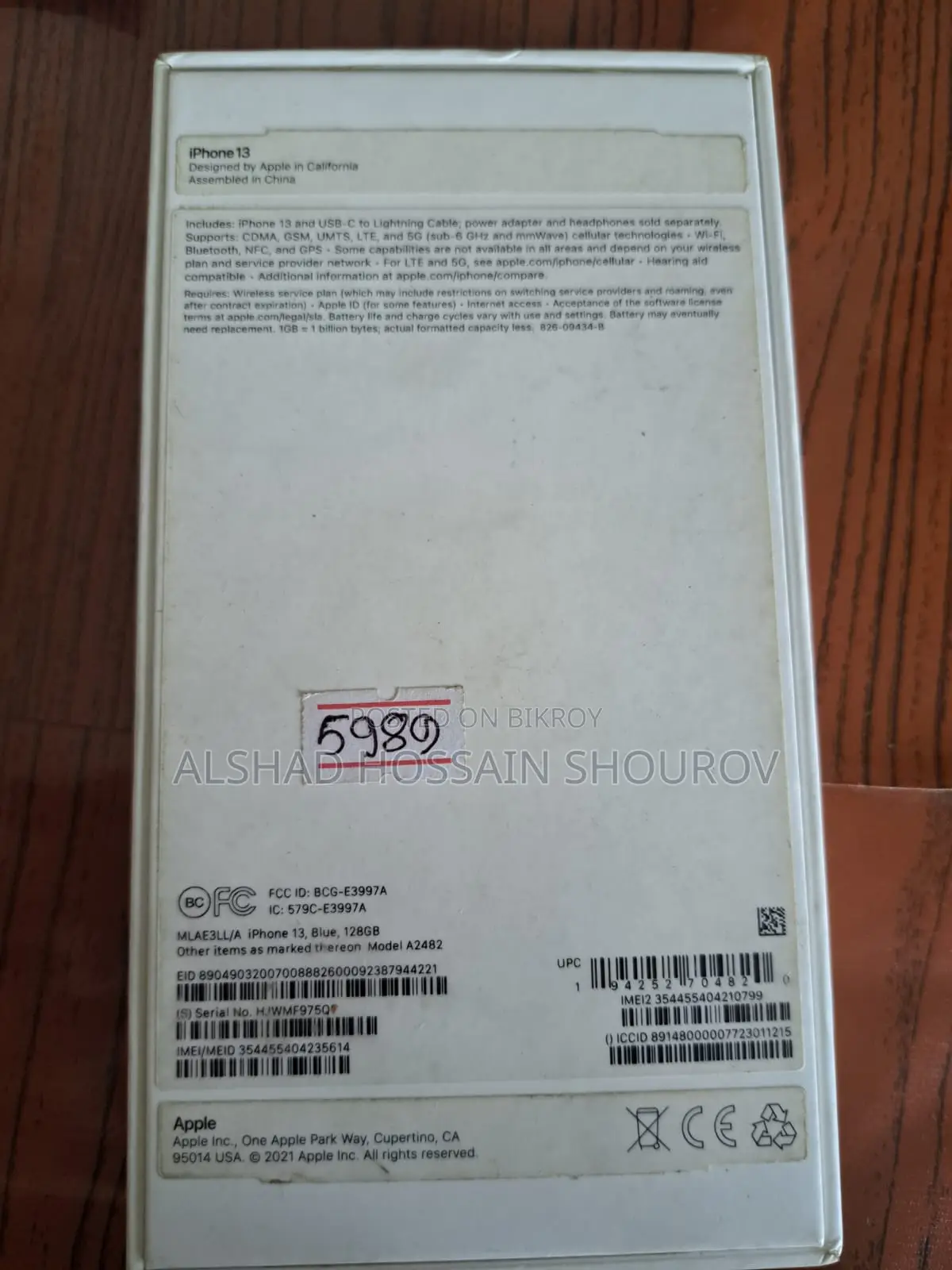 Apple iPhone 13 128 GB Blue
