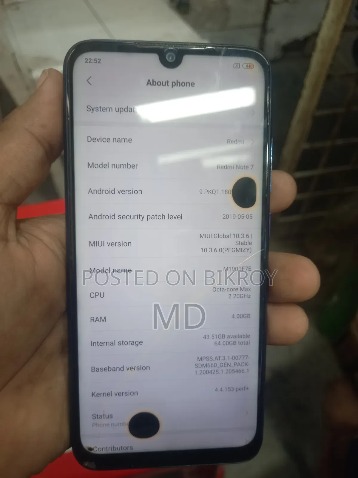 Xiaomi Redmi Note 7 64 GB Black