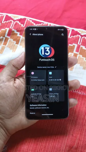 Vivo Y33s 128 GB Black