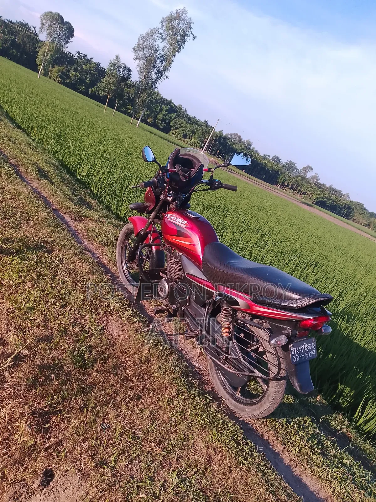 Bajaj Platina 100 2013 Red