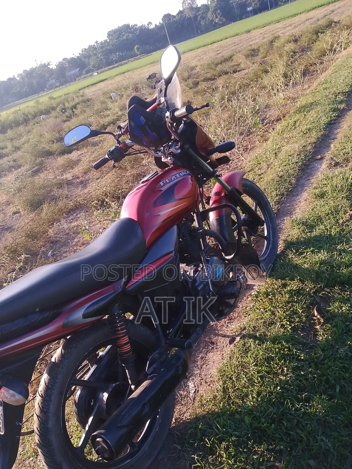 Bajaj Platina 100 2013 Red