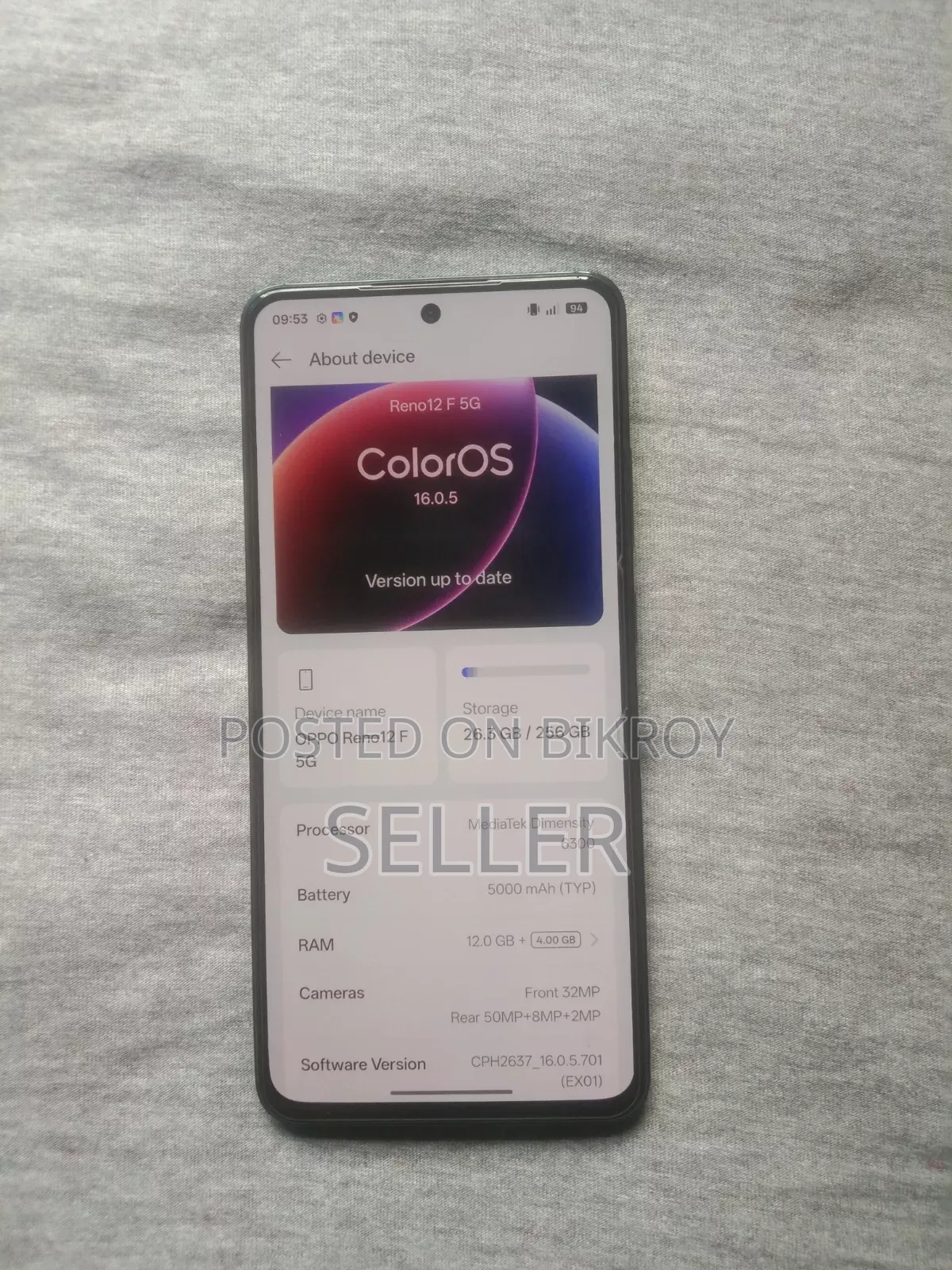 Oppo Reno12 F 5G 256 GB