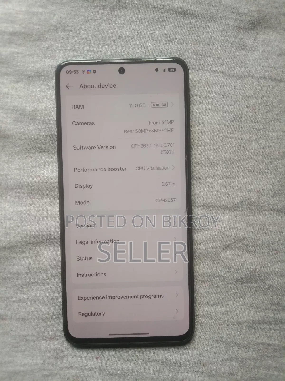 Oppo Reno12 F 5G 256 GB