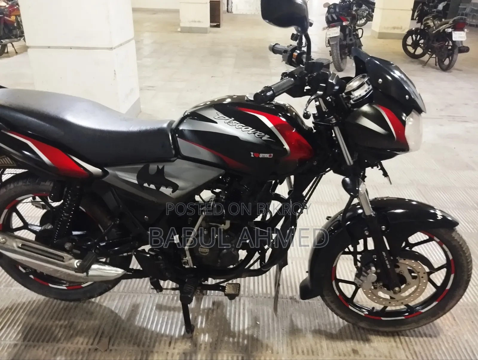 Bajaj Discover 125 2021 Red