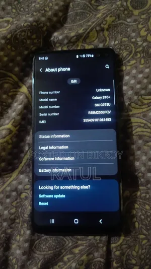 Samsung Galaxy S10 Plus 128 GB Black