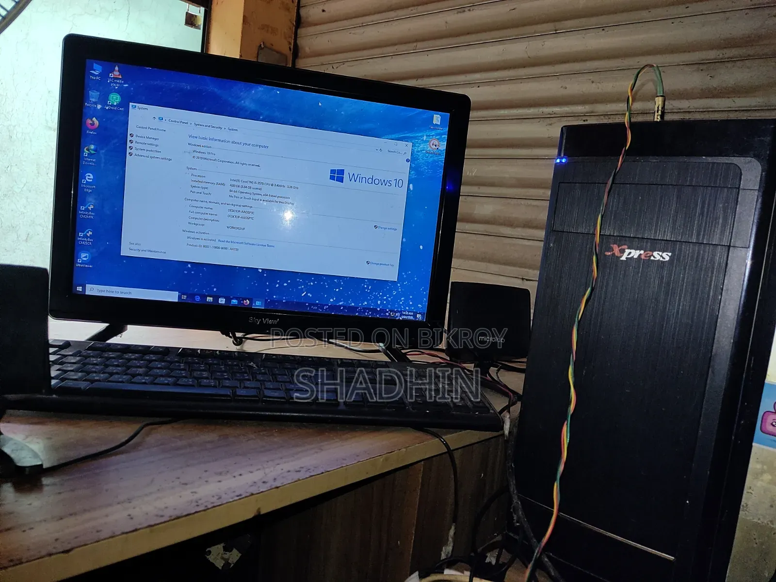 Desktop Computer 4GB Intel Core I5 SSD 128GB