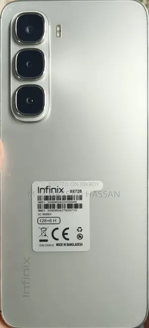 Infinix Hot 60i 128 GB Silver