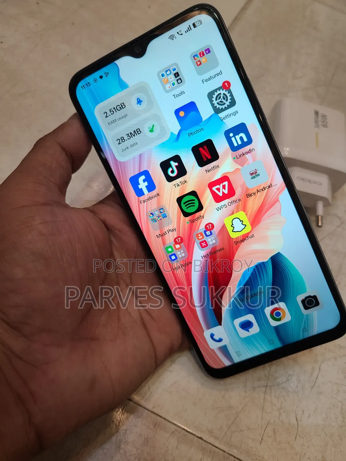 Oppo A18 128 GB White