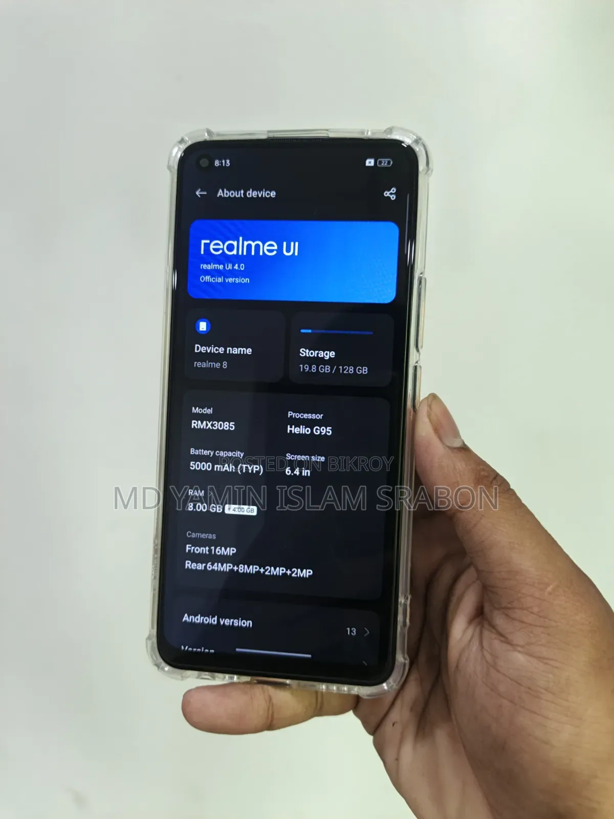 Realme 8 5G 128 GB Black