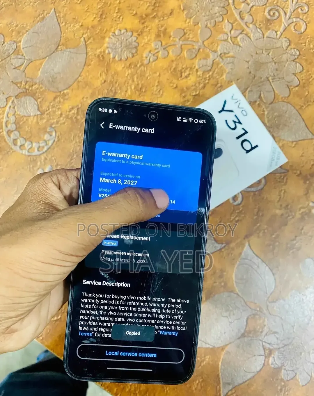 Vivo Y31d 256 GB White