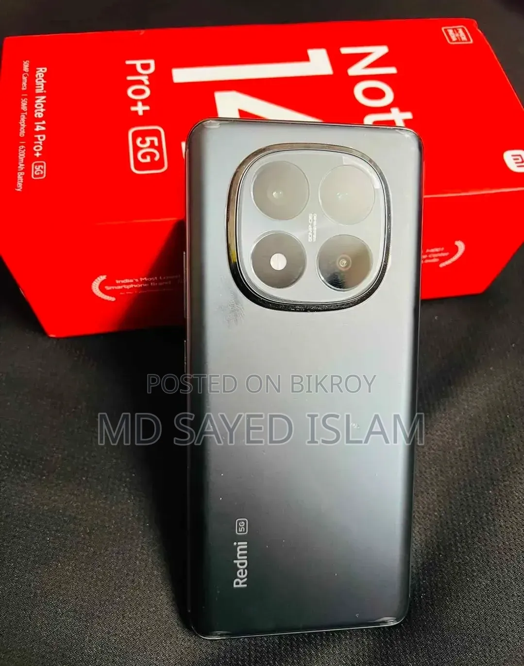 Xiaomi Redmi Note 14 Pro+ 5G 256 GB Black