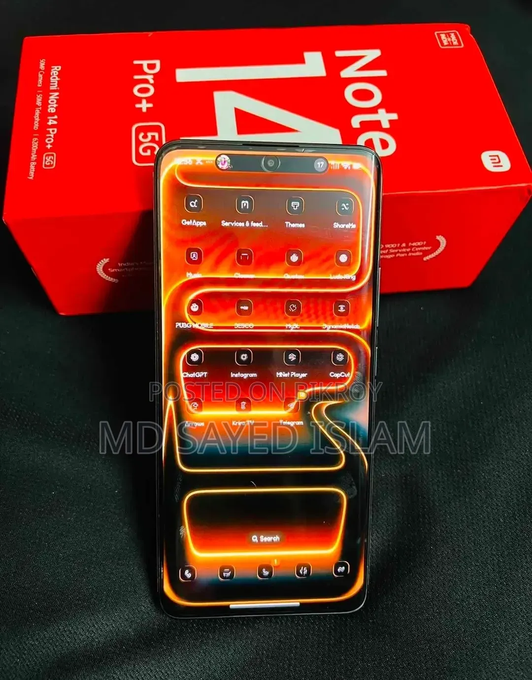 Xiaomi Redmi Note 14 Pro+ 5G 256 GB Black